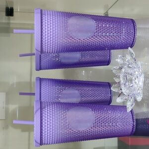 New! 🍀 Four (4) 24oz ⭐ Starbucks Tumblers